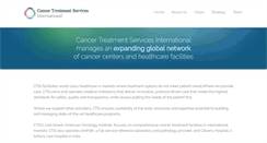 Desktop Screenshot of cancertreatmentservices.com