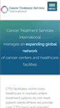 Mobile Screenshot of cancertreatmentservices.com